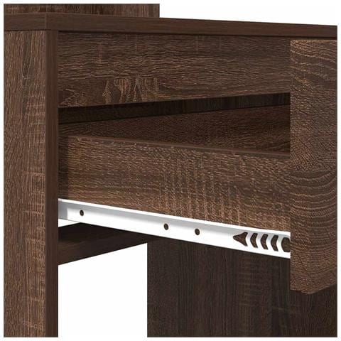 Tavoli da Trucco per Camera da Letto Rovere Marrone - Foto 9