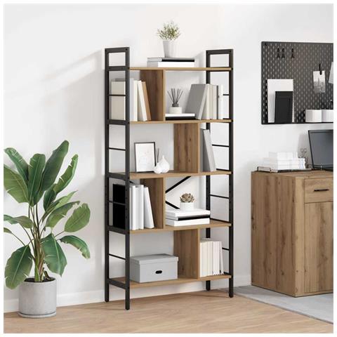 Libreria Rovere artigianale 75 x 30 x 156 cm Legno multistrato - Foto 2