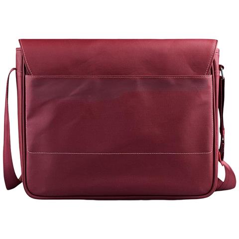 Tracolla Le Reporter Per Schermo Da 10"" Con Tasche Rinforzate, Rosso - Foto 4