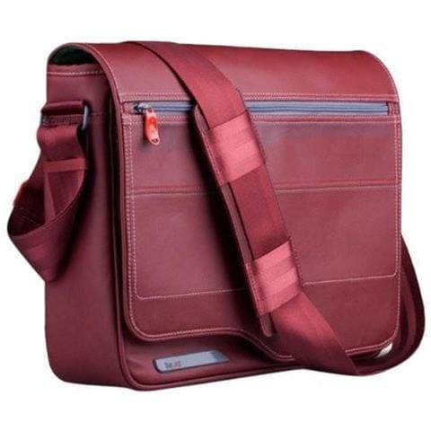 Tracolla Le Reporter Per Schermo Da 10"" Con Tasche Rinforzate, Rosso - Foto 1