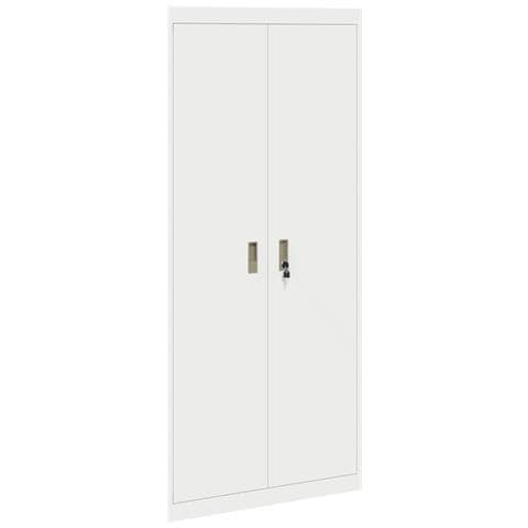 Armadio Bianco 80 x 40 x 180 cm Acciaio - Foto 1