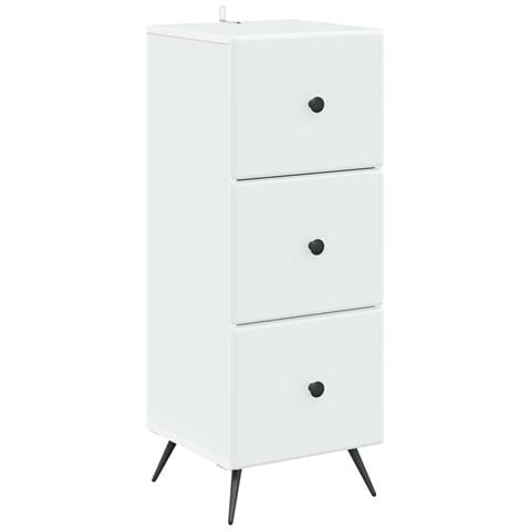 Mobile con Cassetti Bianco 33 x 34,5 x 90 cm - Foto 1