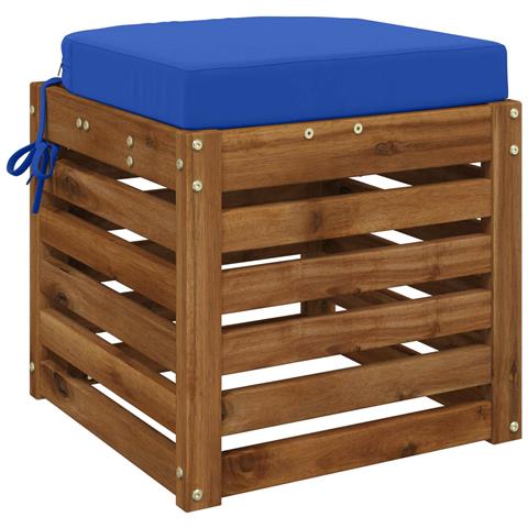 Cuscino per sedile a 1 pezzo SOEST 100% Poliestere Blu Reale - Foto 2