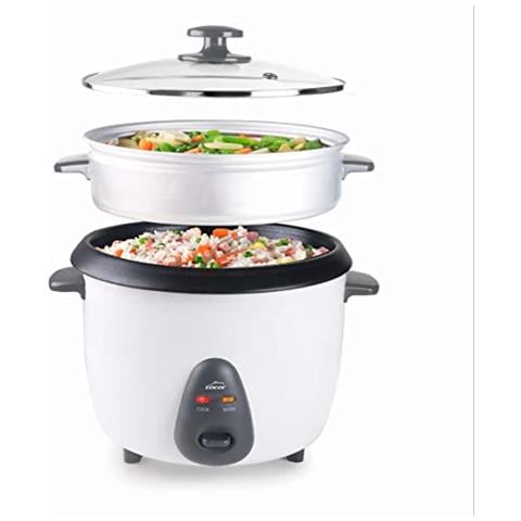 69233 - Cuociriso elettrico con pentola interna rimovibile da 1,8 litri, 100% ecologico antiaderente e senza PFOA - Foto 2