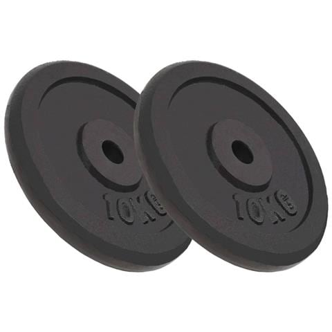 Dischi per Pesi 2 pz 2x10 kg in Ghisa - Foto 1