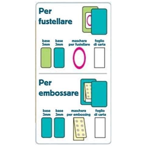 DECO 12111 La Little Macchina perFustellare ed Embossare adatta per (V7k) - Foto 3