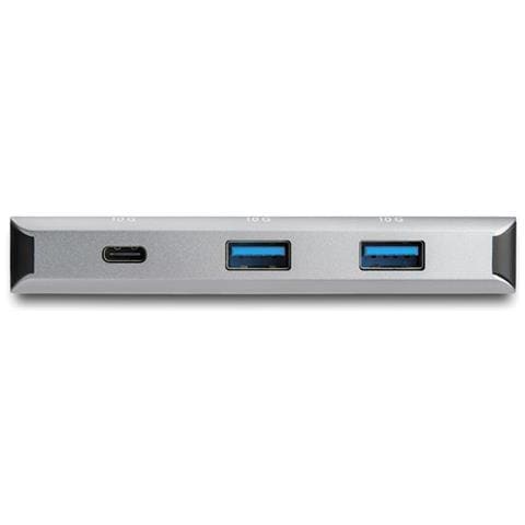 StarTech.com Hub USB C a 4 porte con 3x USB A e 1x USB C - Hub USB SuperSpeed 10Gbps USB Type-C 3.1/3.2 Gen 2 - Alimentato tramite USB - Adattatore compatto da USB tipo C a USB Hub per portatili/pc - Alluminio - Foto 2