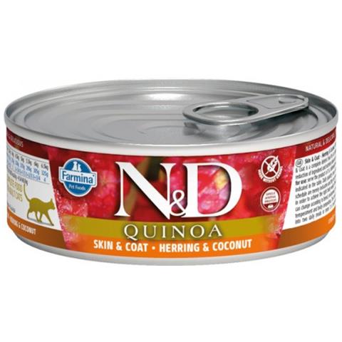 Farmina N&d Quinoa Feline Umido 80 Gr Aringa E Cocco - Foto 1