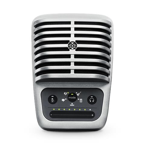 MV51 Microfono Digitale a Condensatore con Diaframma Largo, USB e Cavo Lightning, Argento - Foto 2
