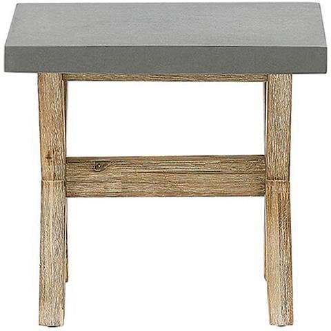 Set Da Pranzo Da Giardino In Finto Cemento Con 6 Sgabelli Grigio Olbia - Foto 17