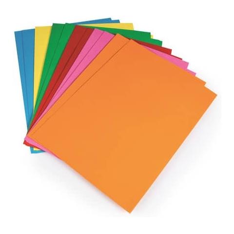Cartellina A 3 Lembi Color 24,5x35 Cm Cellulosa 200 G / m² Fucsia Conf. 25 Pezzi - 0205511. fx - Foto 1