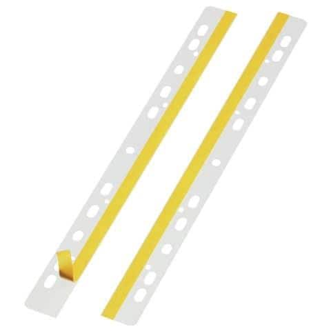 Striscie Adesive A Foratura Universale A4 Trasparente Conf. 50 Pezzi 806419 - Foto 1