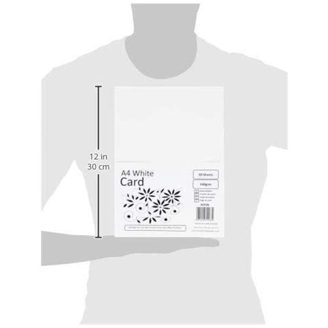 Casa Di Carta E Carta A4 Carta 160 Gsm - Bianco (confezione Da 50 Fogli) - Foto 2