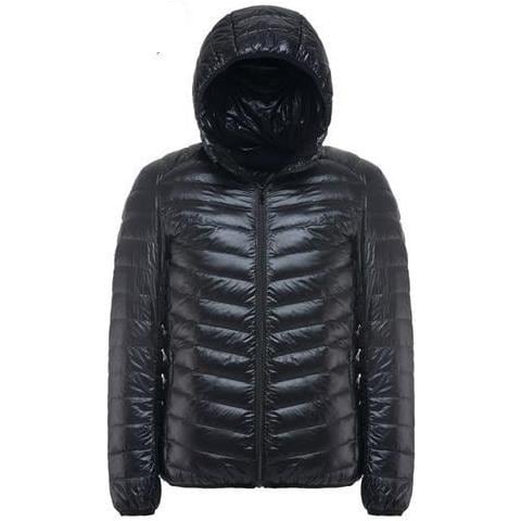 SLOWMOOSE - Parka Da Uomo In Piuma Ultra Leggera Con Giacca A Vento [ nero  / 10xl] - ePRICE