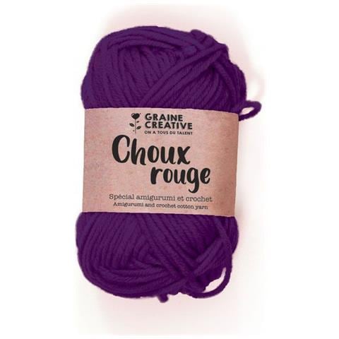 Filato Di Cotone Speciale Per Uncinetto E Amigurumi 55 M - Viola - Foto 1