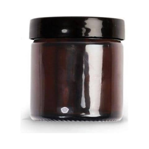 Pomadiere In Vetro Ambrato E Il Suo Coperchio - 60 Ml - Foto 1