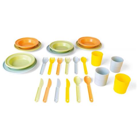 Ecoline Set 4 Piatti Multicolor Con Posate E Bicchieri - Foto 2