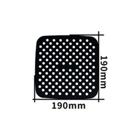 Inserto In Silicone Per Airfryer Quadrato 19x19 Cm Nero - Foto 12