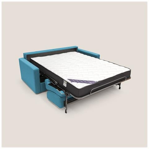 Chris Divano letto matrimoniale in tessuto impermeabile T13 186 cm (mat. 140x197) azzurro - Foto 2