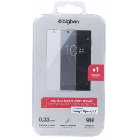 Salvadisplay In Vetro Temperato Per Sony Xperia L1 Antitraccia, Trasparente - Foto 2