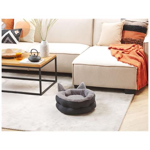Cuccia Per Animali Tessuto Grigio 45 X 45 Cm Kepez - Foto 1