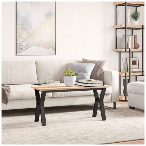 Telaio Gambe A Y Per Tavolino Da Salotto 90x30x43 Cm In Ghisa - Foto 3