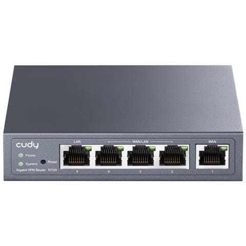 Gigabit Multi-WAN VPN Router router cablato Fast Ethernet, Gigabit Ethernet Grigio - Foto 1