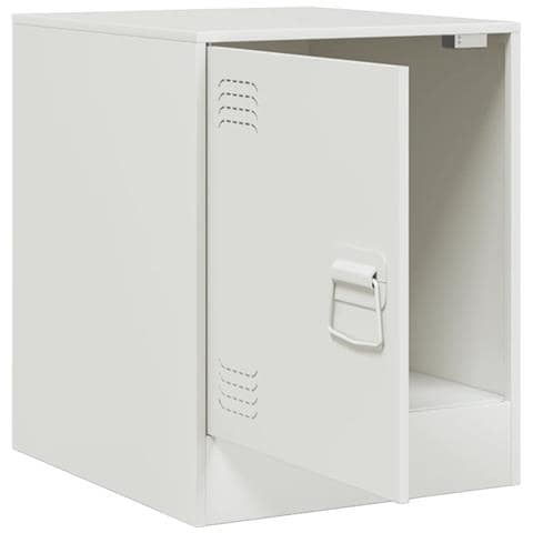 Comodini 2 pz Bianchi 34,5x39x44 cm in Acciaio - Foto 2