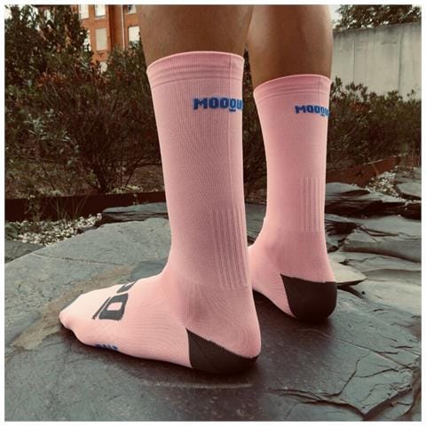 Calze Da Ciclismo Unisex Traspiranti Alte Pale Classy Evo 2 Rosa - Foto 6
