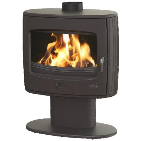 Eliot stufa Libera installazione A legna Nero - Foto 1