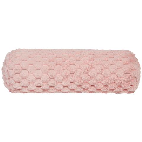 Cuscino Decorativo Linden Tessuto 22 X 60 Cm Tinta Unita Rosa - Foto 2