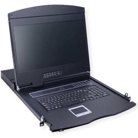 26.99.0161 Switch Per Keyboard-video-mouse (kvm) Montaggio Rack Nero - Foto 1