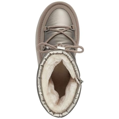 Wl Lace Boot Champagne Stivali Sintetico E Tessile Scarpe Donna Beige Eu 37, 1-26836-41 179 - Foto 3