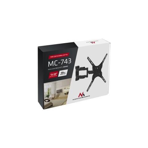 MC-743 Supporto TV a parete 127 cm (50") Nero - Foto 3