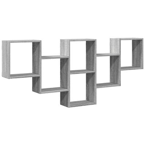 Mensola A Muro Grigio Sonoma 159x18x66 Cm In Truciolato - Foto 2