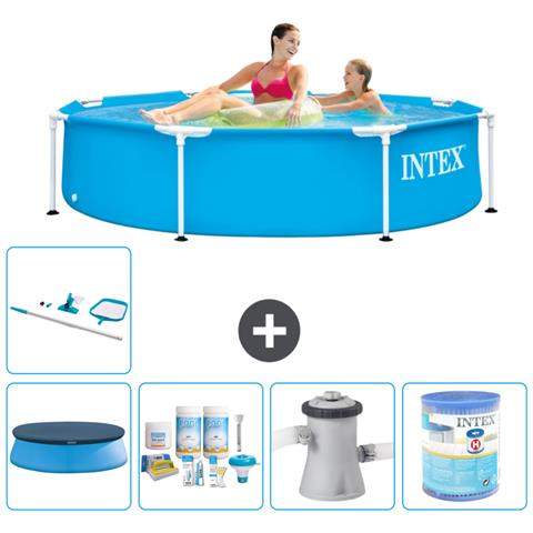 Piscina Fuori Terra - In Giro - 244x51 Cm - Blu - Include Accessori Coordinati A1414 - Foto 1