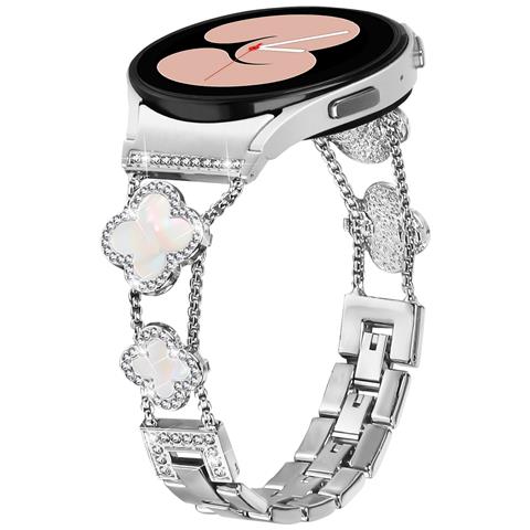 Cinturino Per Samsung Galaxy Watch 4/5/6 Silver - Foto 1