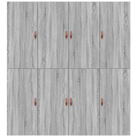 Struttura Letto con Contenitore Grigio Sonoma 200x200 cm - Foto 9