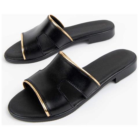 Sandalo Basso Hacca Nero. - Foto 1