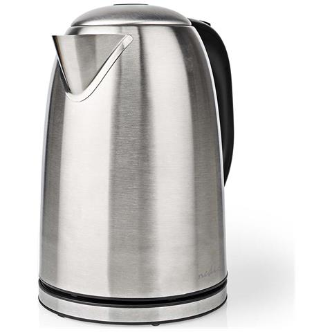 KAWK350EAL bollitore elettrico 1,7 L 2200 W Nero, Argento - Foto 1