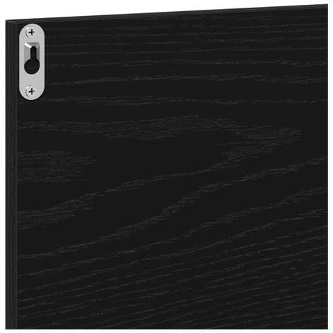 Specchio da bagno  nero rovere 60x10,5x37 cm legno ingegnerizzato - Foto 9