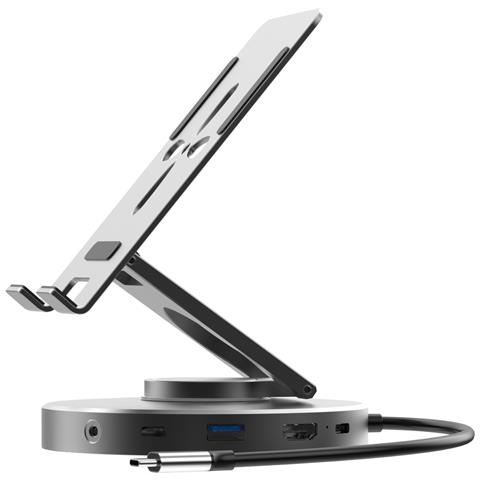Docking Station 10-in-1 In Lega Di Alluminio Compatibile Con Switch2 Con Ventola Di Raffreddamento Rimovibile E Slot Per Disco Rigido - Foto 7