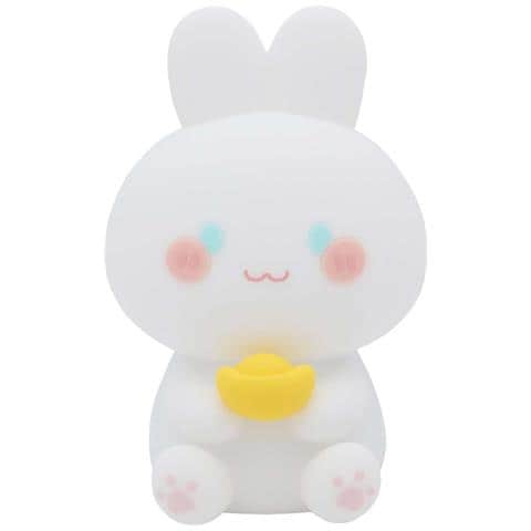 Luce Notturna Per Bambini Timer Integrato E Tattile Belyo Funny Lapin, Bianco - Foto 1