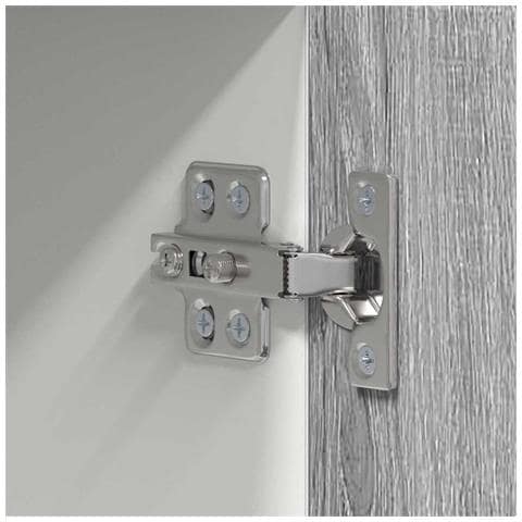 Armadio pensile Riga Grigio Sonoma e Bianco 50 x 31 x 100 cm - Foto 9