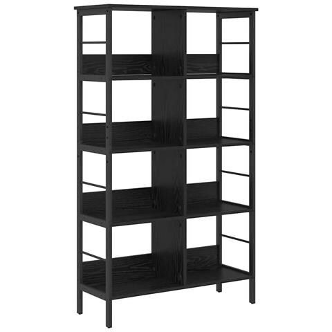 Libreria Rovere Nero 82 x 32 x 144,5 cm Legno multistrato - Foto 1