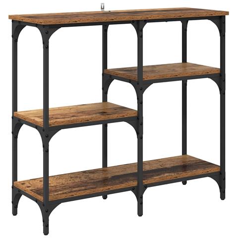 Tavolo consolle Legno vecchio 80 x 29 x 75 cm Legno multistrato - Foto 1