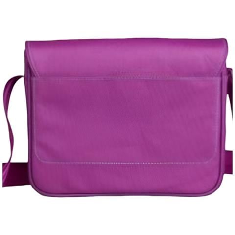 Tracolla Le Reporter Per Schermo Da 10"" Con Tasche Rinforzate, Viola - Foto 4