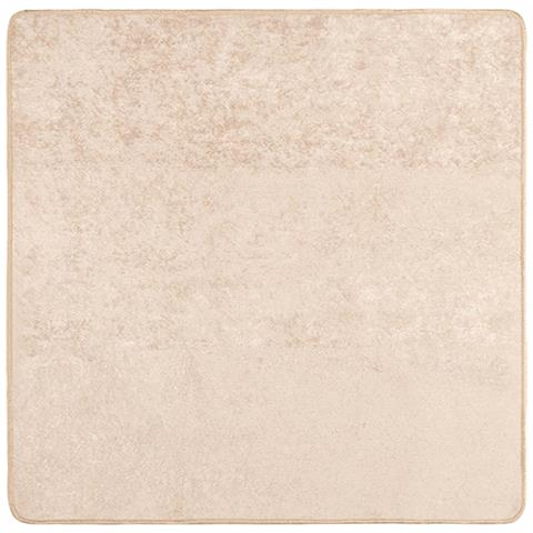 Tappeto Stampa Crema 100 x 100 cm Poliestere e PVC - Foto 1