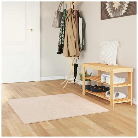 Tappeto Stampa Crema 100 x 100 cm Poliestere e PVC - Foto 2