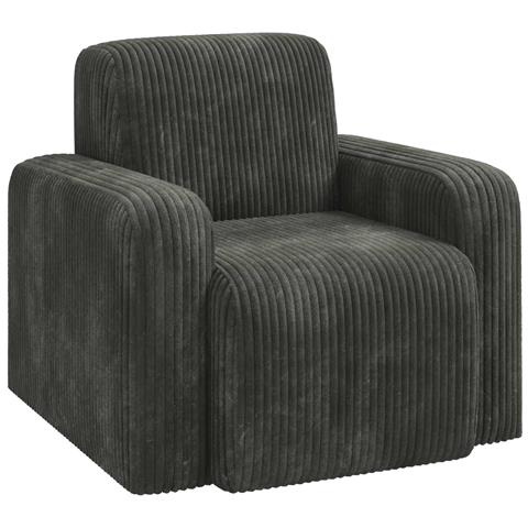 Poltrona Antracite corduroy - Foto 1